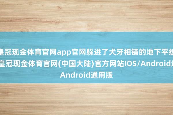 皇冠现金体育官网app官网躲进了犬牙相错的地下平缓工事-皇冠现金体育官网(中国大陆)官方网站IOS/Android通用版